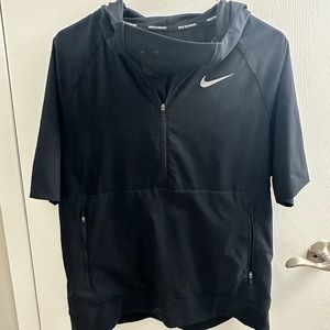 Nike short sleeve running rain jacket